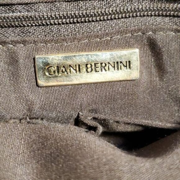 Bag Giani Bernini Satchel Handbag Purse SHOULDER Suede Leather WOMEN'S WOMAN'S - Picture 9 of 11
